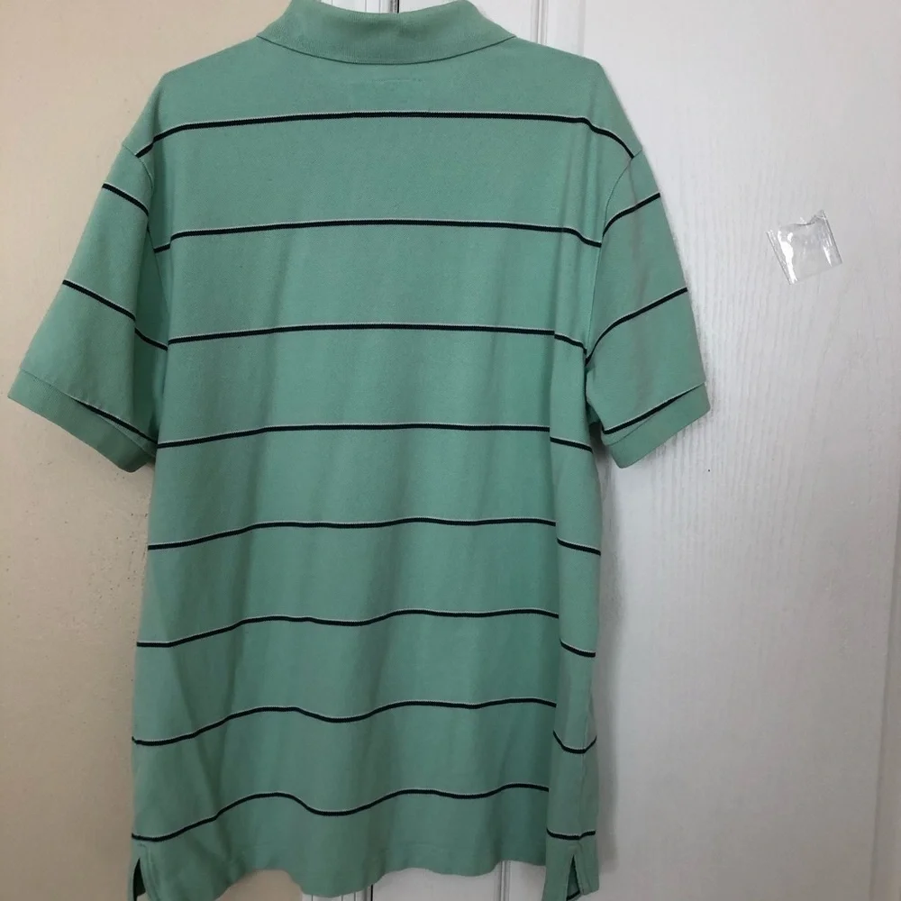 J. Crew Striped Polo 100% Cotton, No Tuck